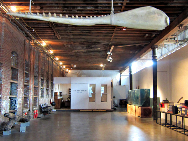 The laboratory set as an exhibit after the shoot - Pioneer Works, Brooklyn Exhibit Curator: Rose Meacham