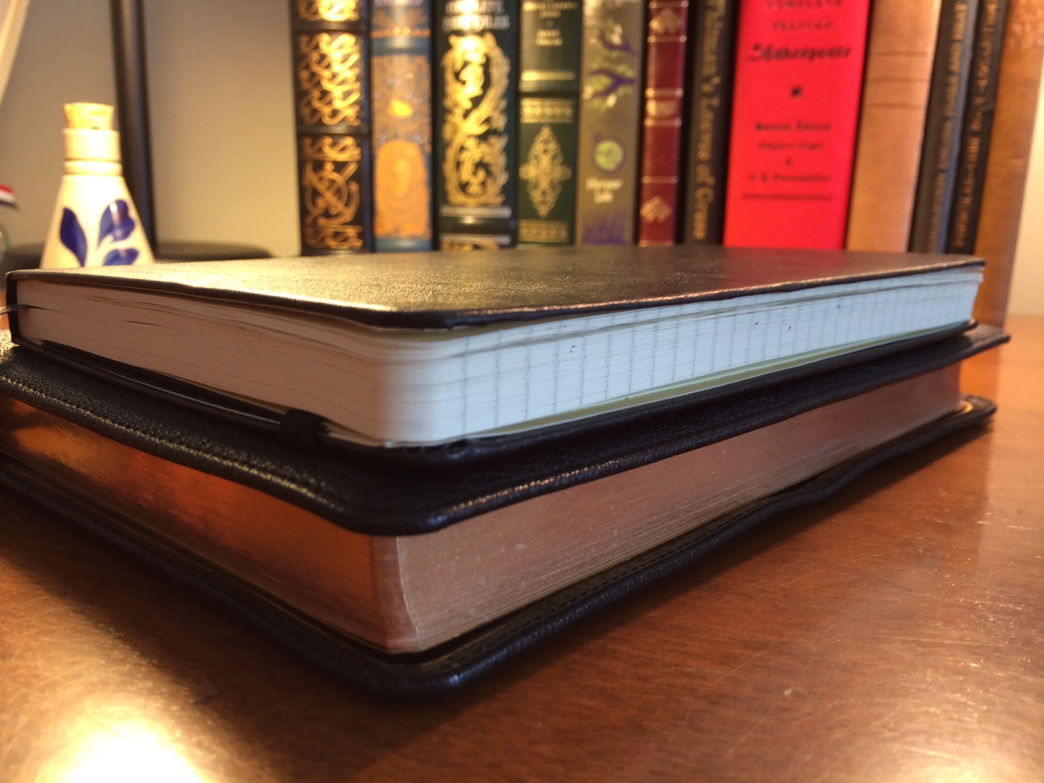 Another shot with the Moleskine.