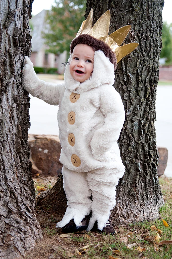 this cutie in his max costume was on the back of the invitation!