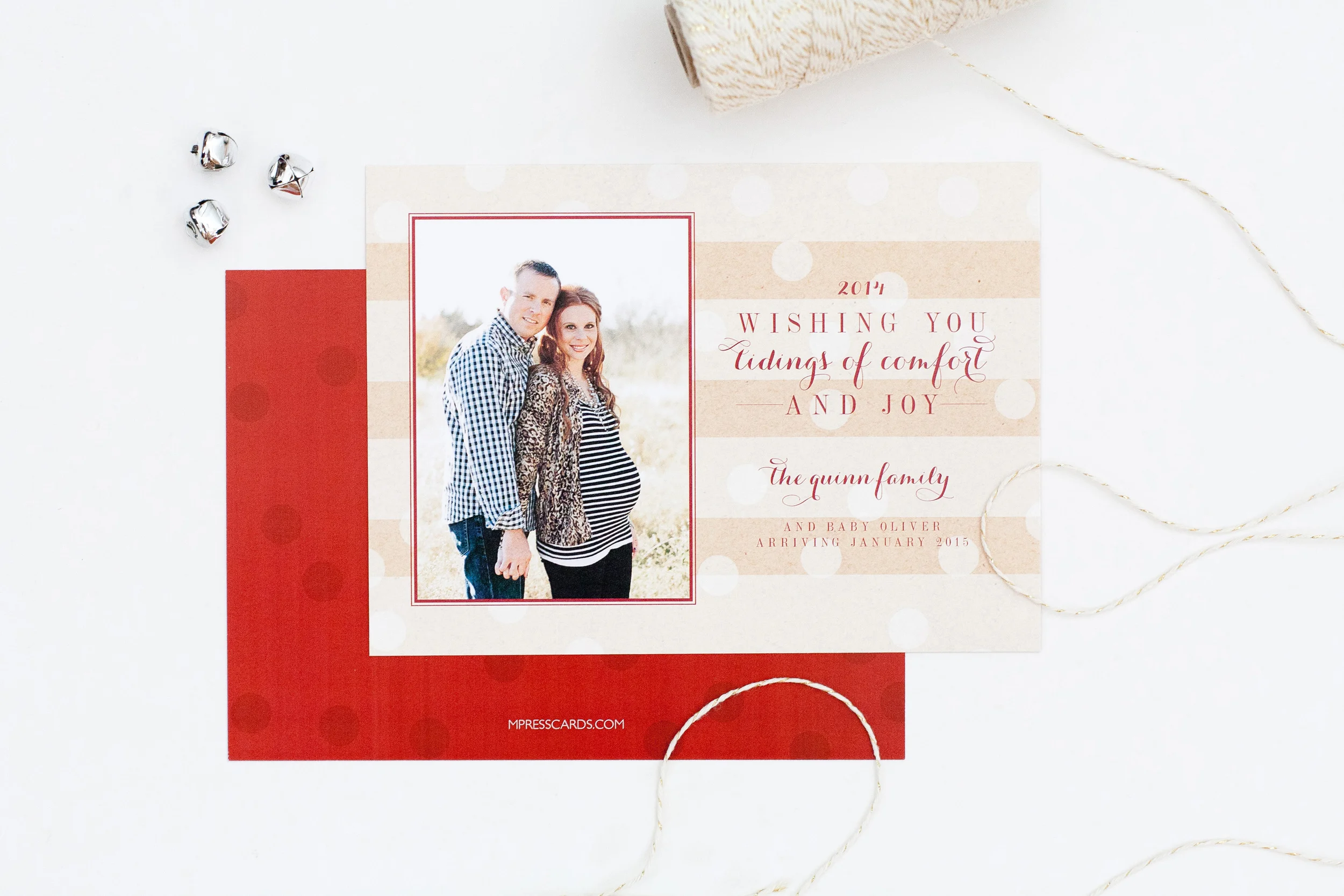 tidings holiday card