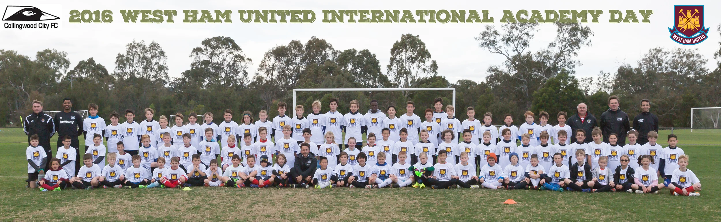Another great turn out for the West Ham United International Academy held at our home grounds of Kevin Bartlett Reserve.