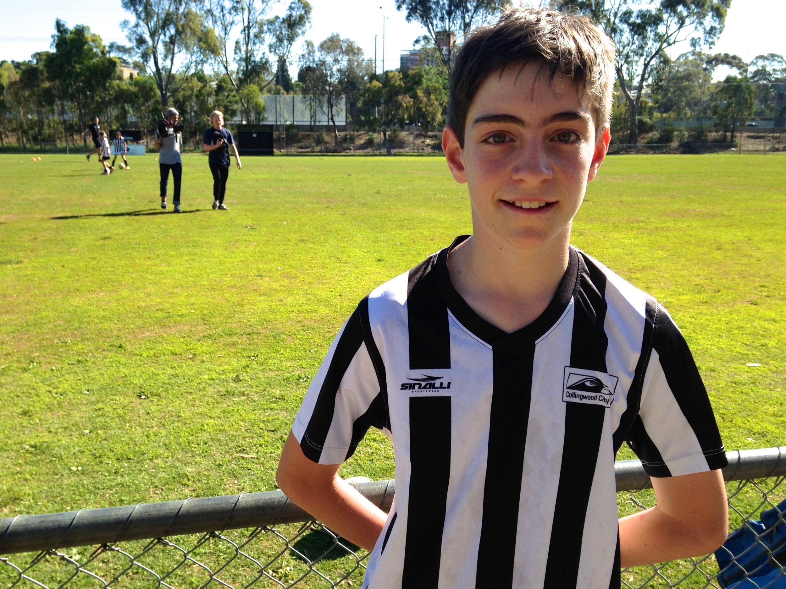 Under 12s player, Josh featured in the Round 9 ‘Goal for Grassroots’ story.
