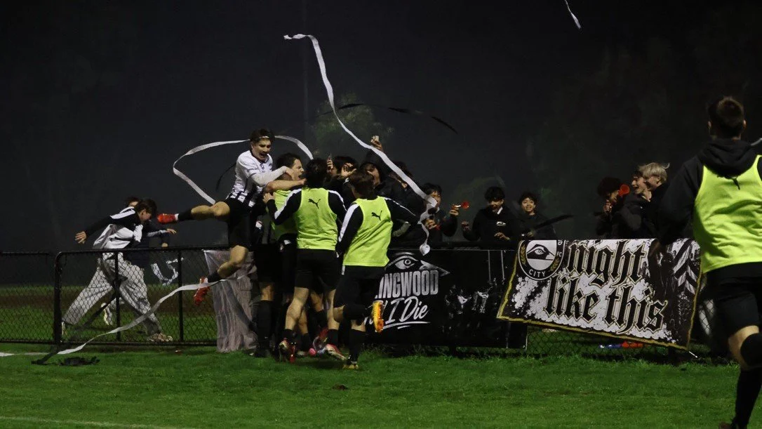 Collingwood City Football Club players on match day