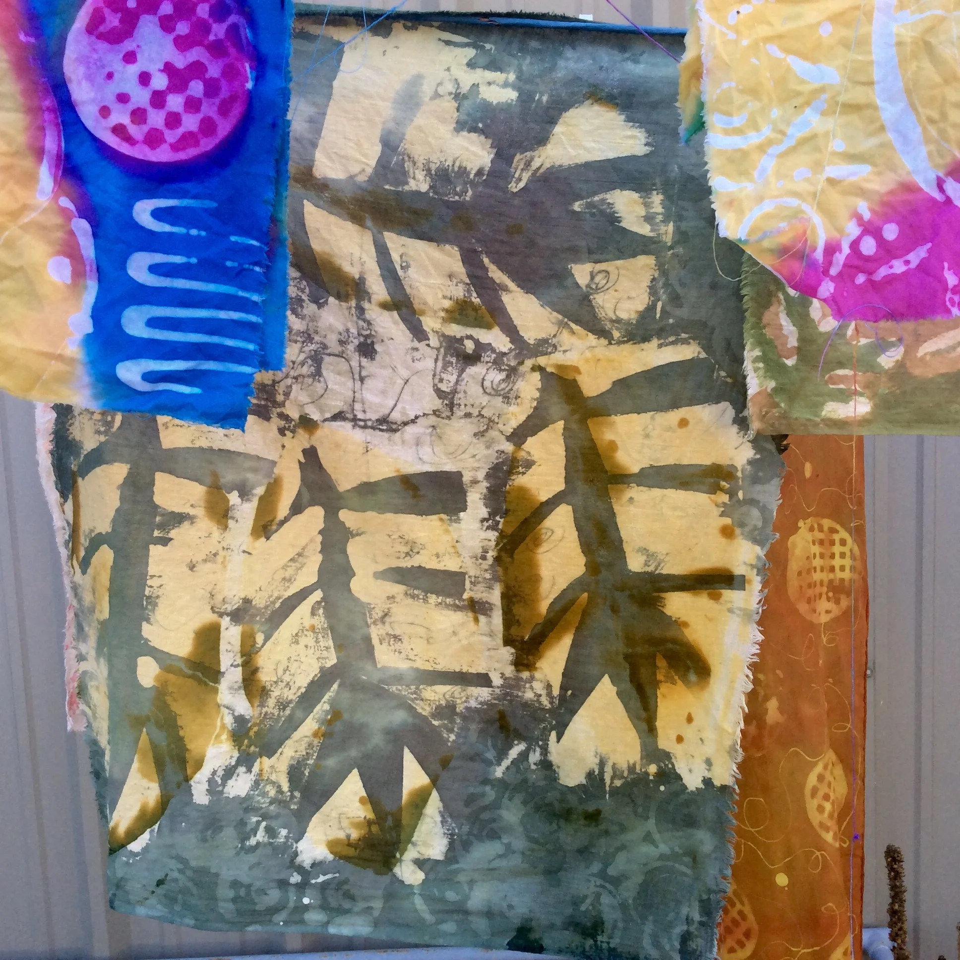 Soy wax batik on silk and rayon scarves will be one of the heat-based processes explored with creative, open-ended design activities.