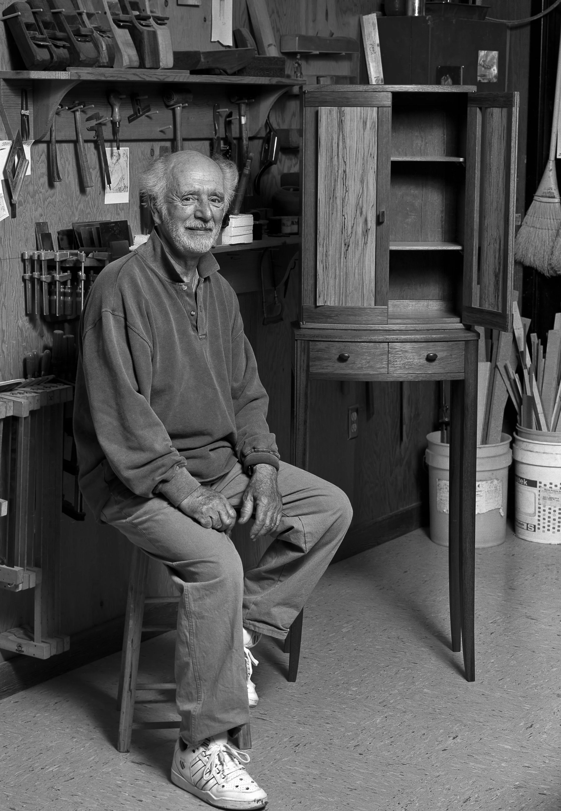  James Krenov (1992) Photo by Kevin Shea 