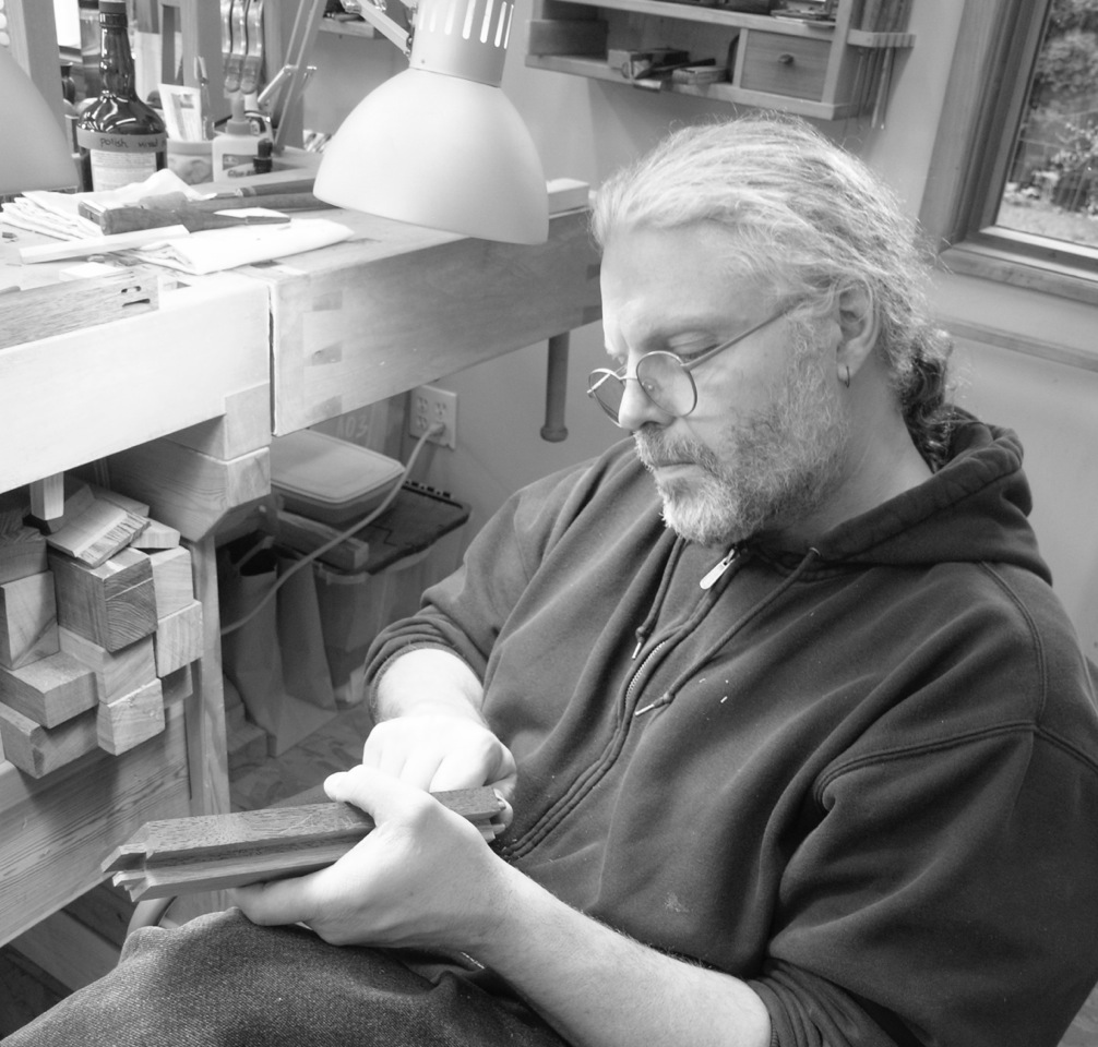 Robert at his bench