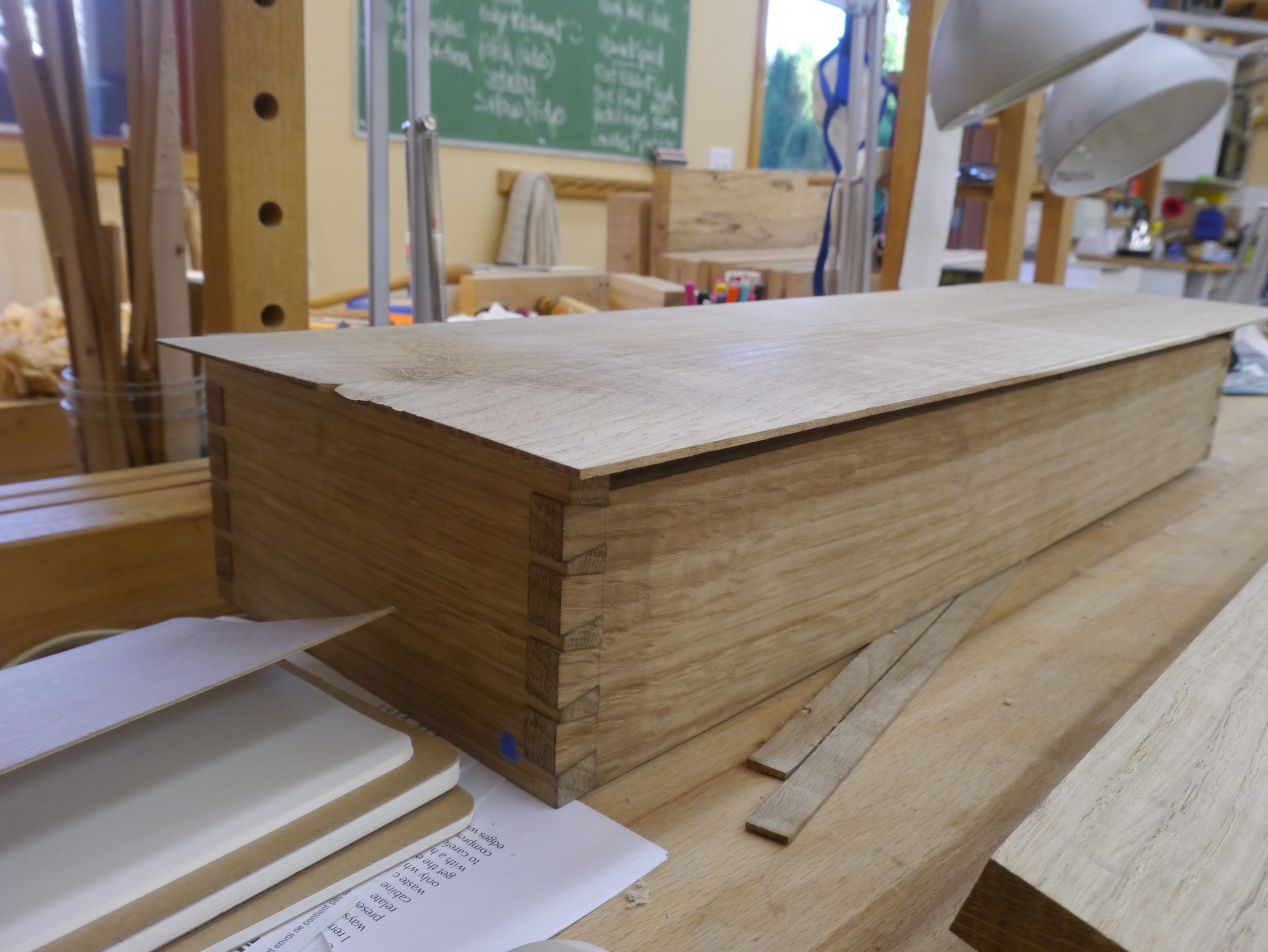  Pipe cabinet takes shape in Garry Oak 