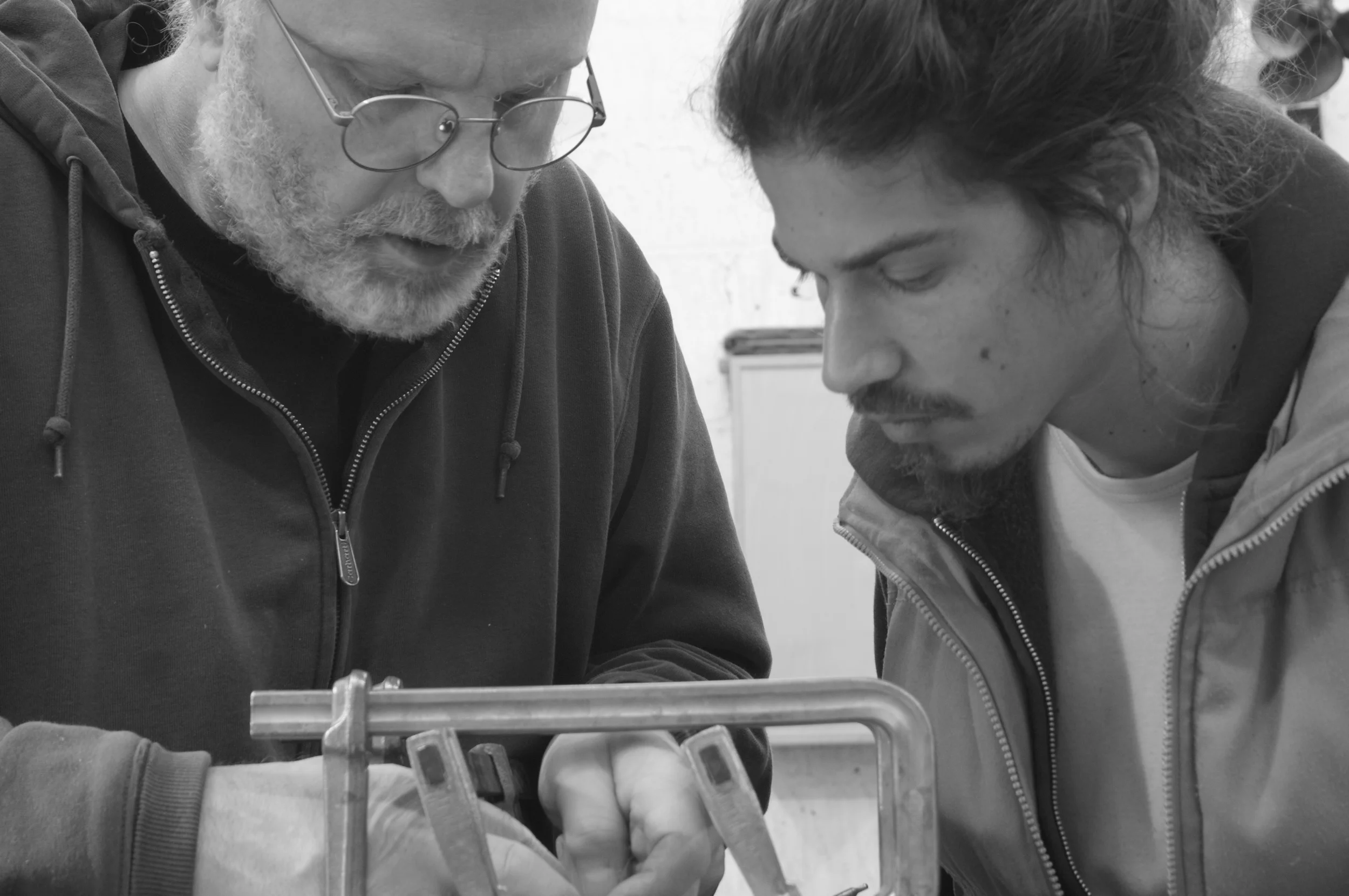  Robert & Oren assembling Robert's&nbsp;drawer 