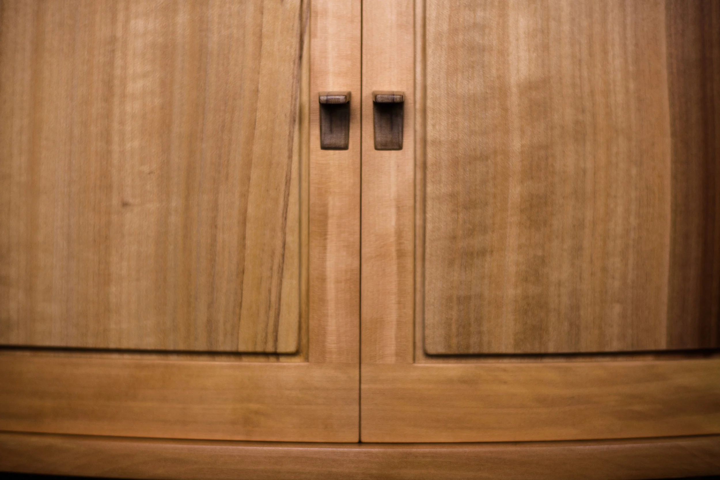  Door and pull detail of Composing Cabinet by &nbsp;Jessie Lafleur &nbsp;Photography by Tim Andries 