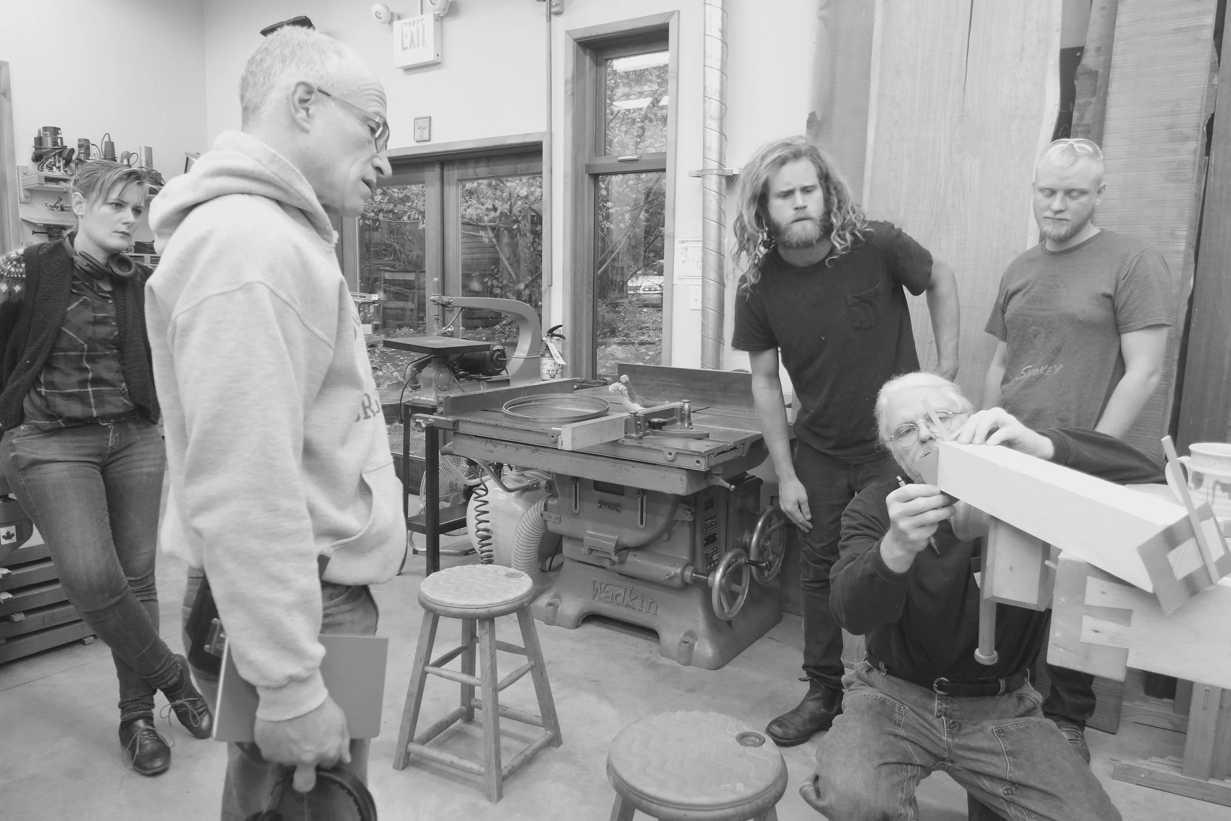  Robert using negative templates to demonstrate rotation of grain 