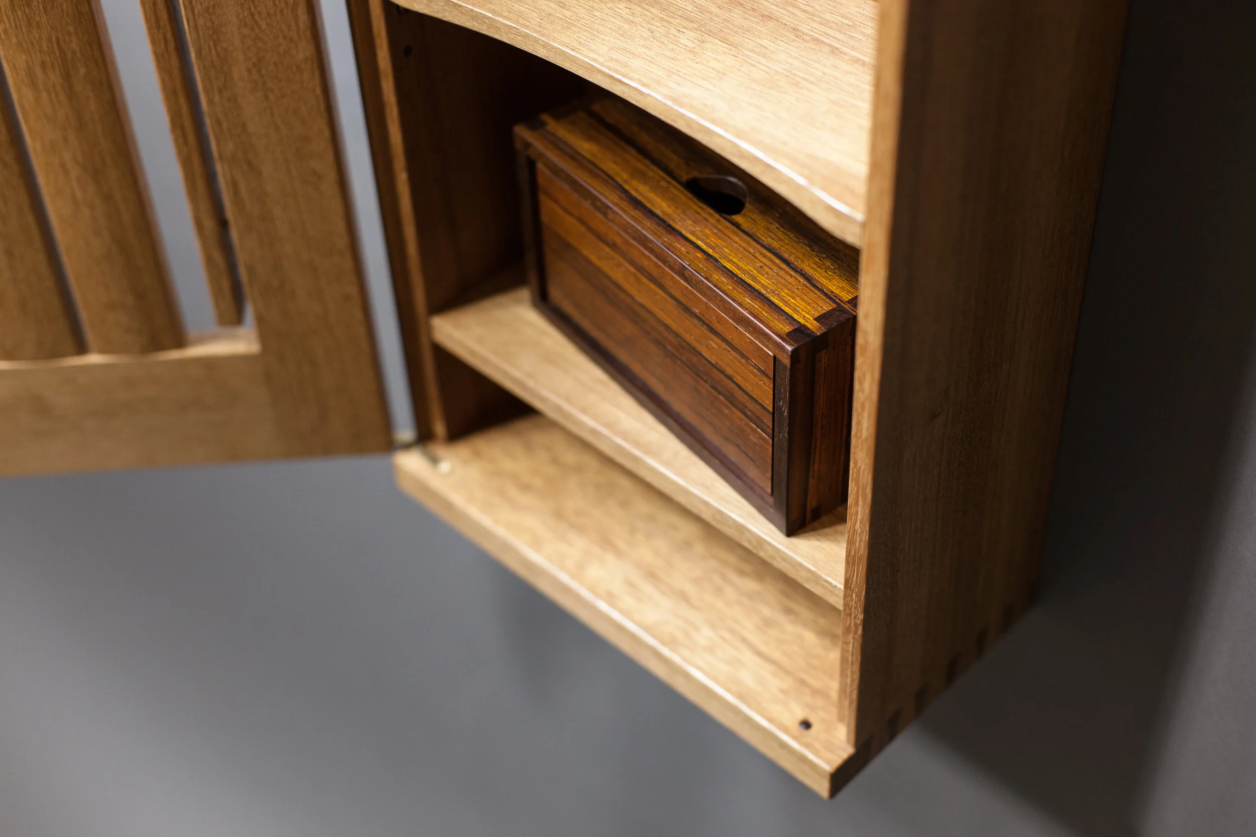  Pipe cabinet reproduction in doussie and cocobolo by Tang of Malaysia photography by Tim Andres 