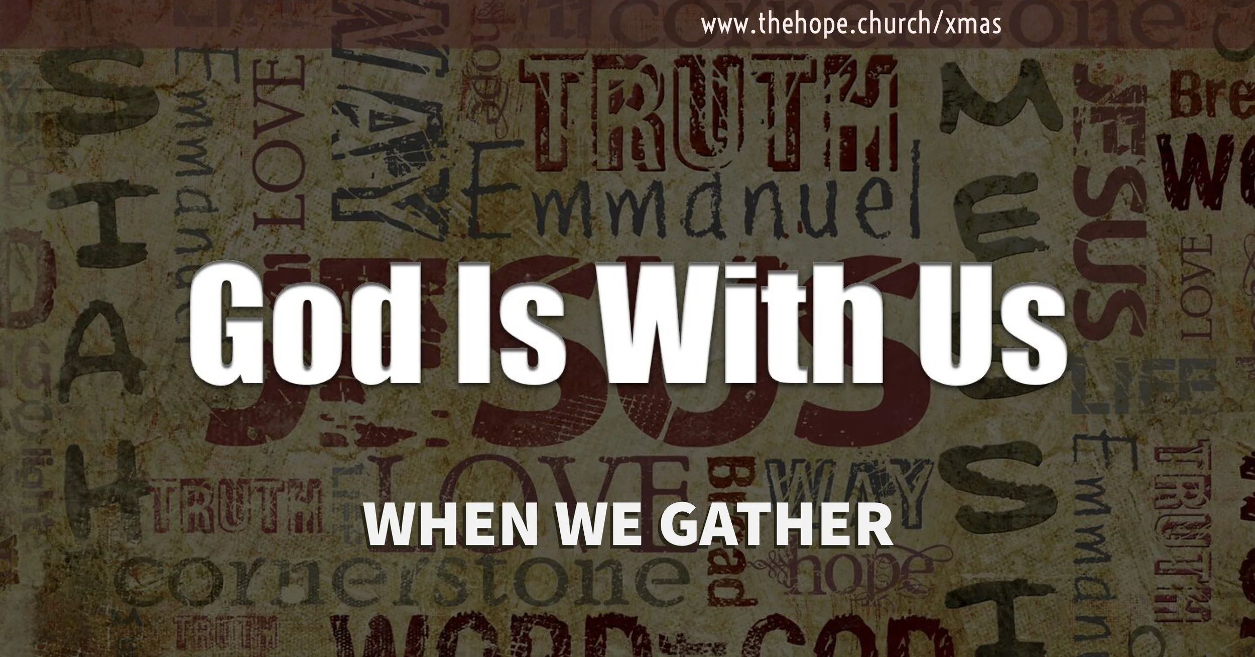 God Is With Us - Part 3 - When we gather