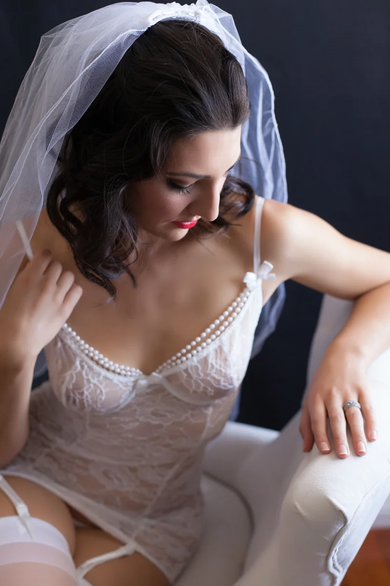 Los angeles Bridal boudoir