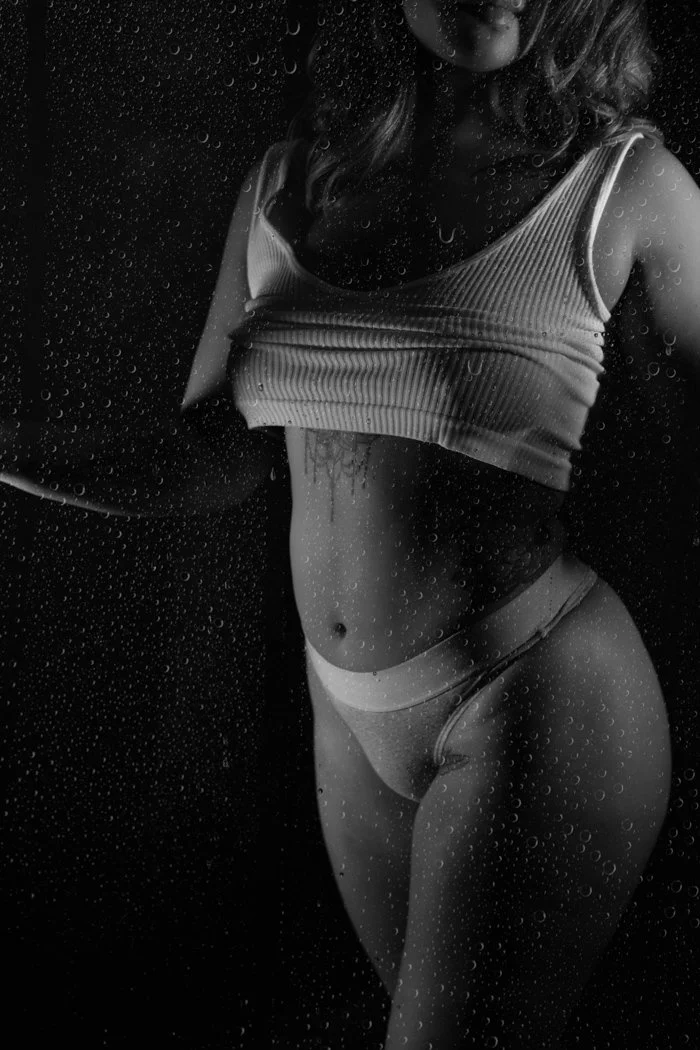 wet look boudoir