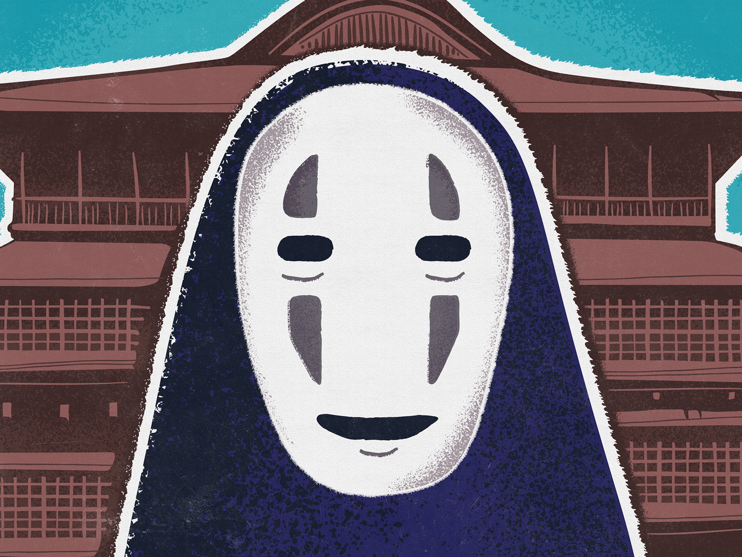 The colors of the film inspired the palette for the poster. The film marries both mysterious, deep hues with vibrant and playful ones to play off of the different tones of the narrative.