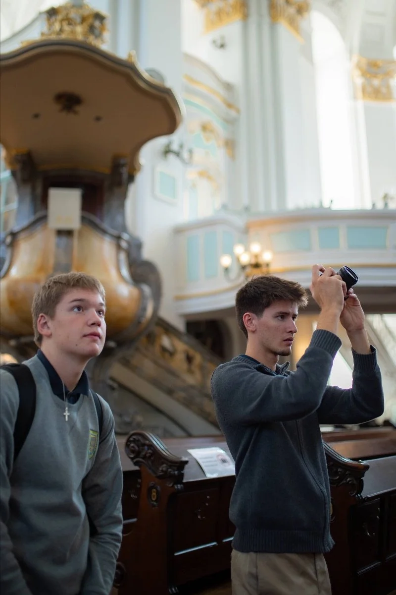 Touring St. Michael’s Church in Hamburg