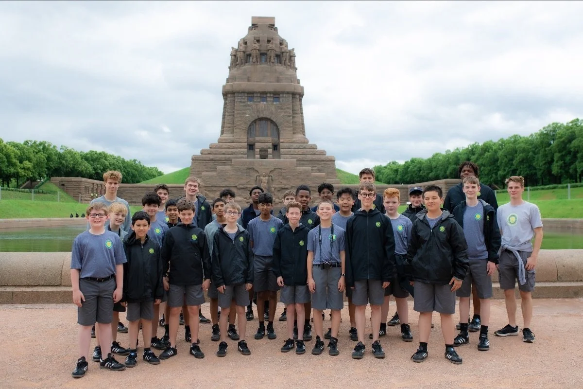 Group Photo at the Monument to the Battle of the Nations