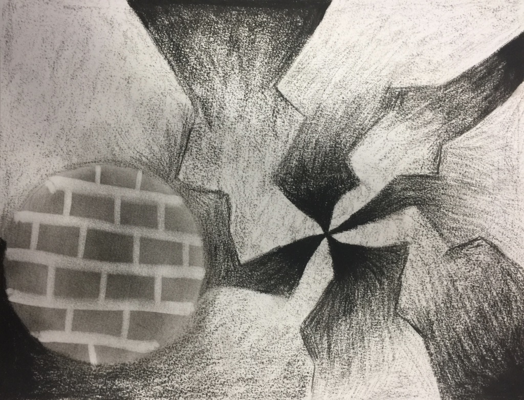 charcoal on paper