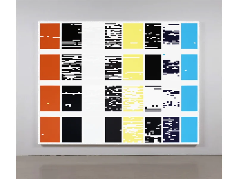 Structured Query Language 3 84" x 108" Acrylic on Canvas 2012