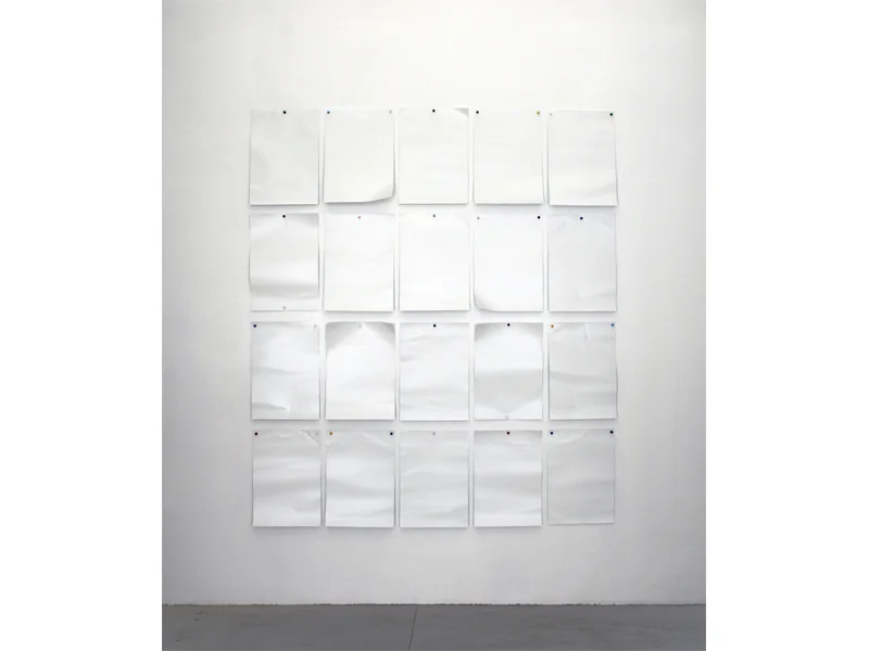 Ilford Dimensions variable Urethane on Aluminum with spray painted aluminum pushpins 2012