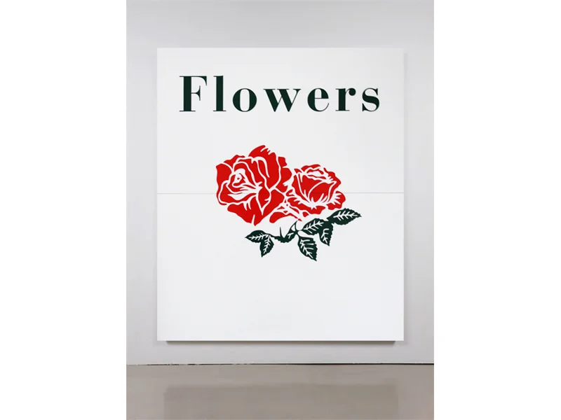 Flowers 72" x 60" Urethane on Aluminum 2012