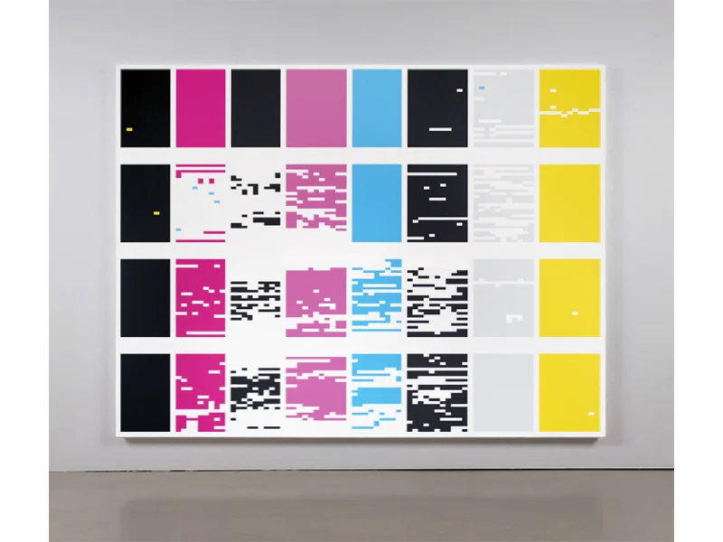 Structured Query Language 1 84" x 108" Acrylic on Canvas 2011