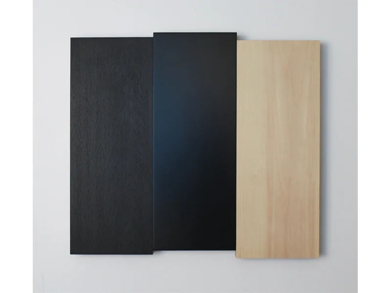 Black 22" x 24" Acrylic on Plywood 2010