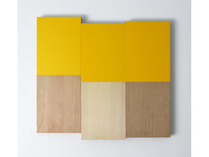 Yellow 22" x 24" Acrylic on Plywood 2010