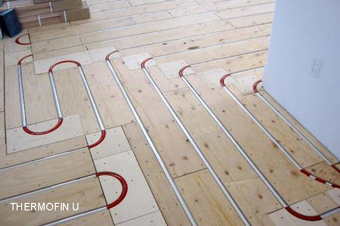 ThermoFin U radiant heated floors