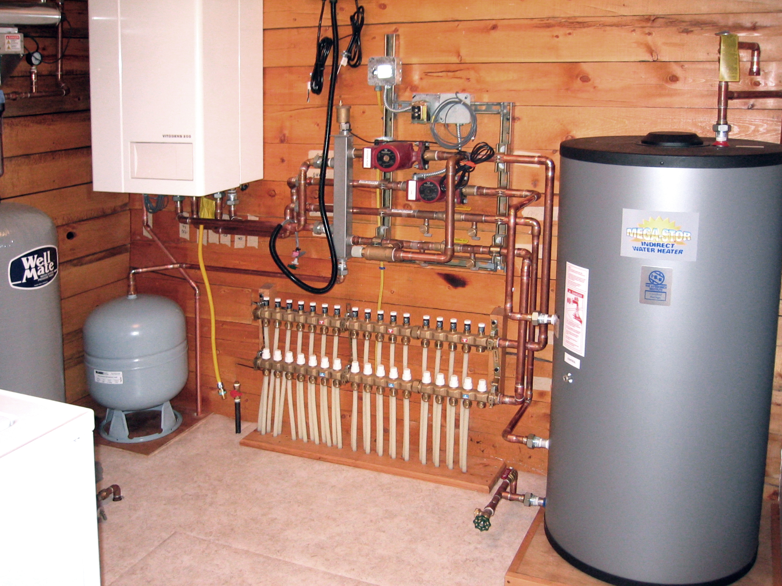Viessmann boiler hydronic system