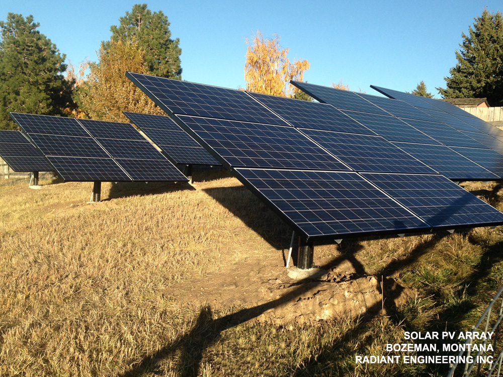 solar PV for residence Montana