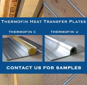 We provide free small samples of ThermoFin C, ThermoFin U, and ThinFin C (not pictured), a few inches long. Contact us with this form and state your request.