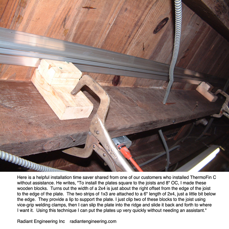 ThermoFin C DIY installation aid