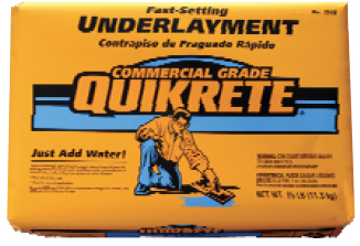 Lock the PEX in the return bend with Fix-It-All, QuikRete Fast-Setting Underlayment, or QuikRete non-shrink grout.