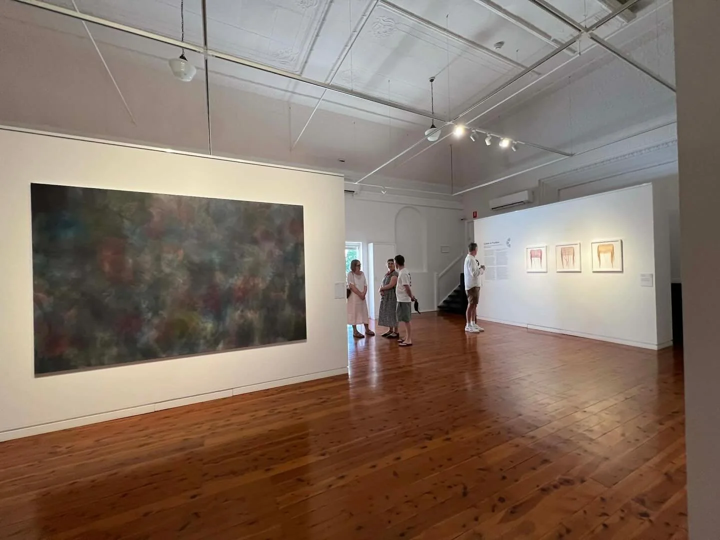 Thanks to everyone who came along to the Colour of Puddles opening and our artist talk &mdash; it meant so much to share this work with you. Huge thanks to @rachelearndt and @wangarattaartgallery for their support and care in bringing the show togeth