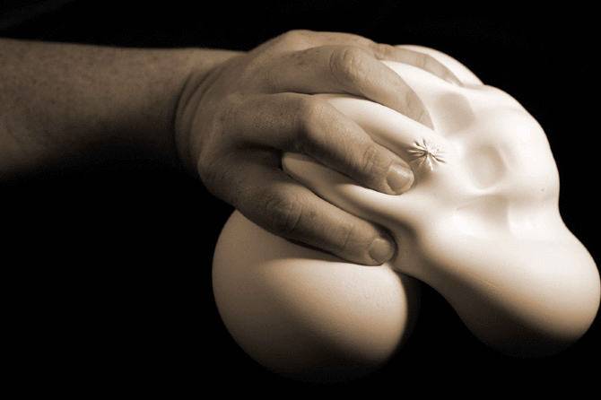 Kim Dick is a sculptor who has a studio here in Greenville, SC, at Art Bomb. She is currently working primarily in plaster with some spectacular results. As you might imagine, her sculpture attracts me not only because of her voluptuous forms. I love the matt white surfaces of her forms. Kim's work is an invitation to the touch... Kim is also working as the Education Coordinator Greenville County Museum of Art. I met her recently when she contacted me to offer her help putting together a workshop to accompany my show at the Greenville County Museum of Art that opens on November 15, 2014 with a talk at 2:00. More information will follow as Kim and I get the details ironed out In the mean time, I wanted to share the exciting discovery of Kim Dick's sculpture. http://www.kimdick.com/