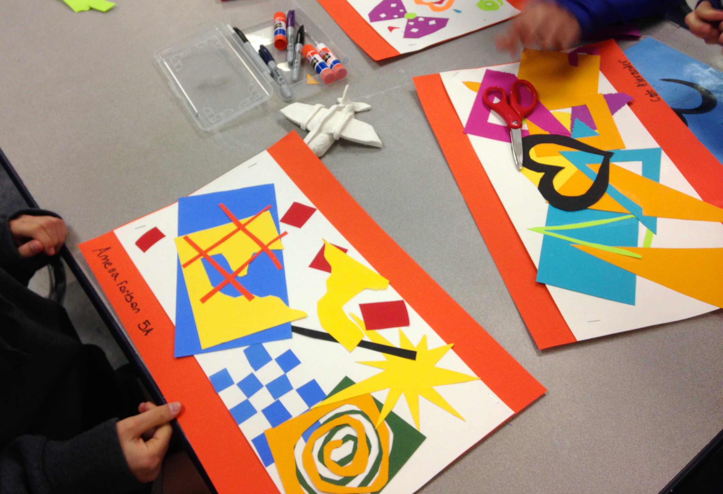 Alice Ballard's 5th graders and their work. Fantastic!