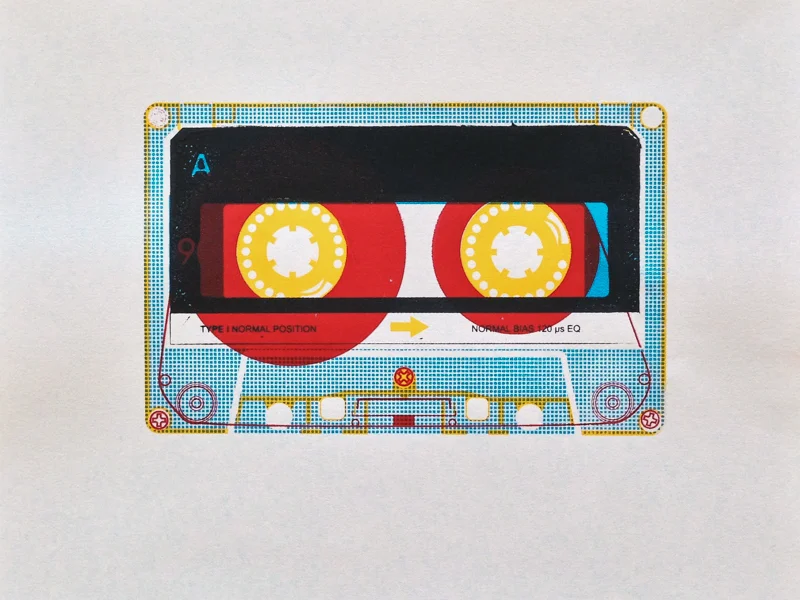 "Cassette" Screen Print (2011)