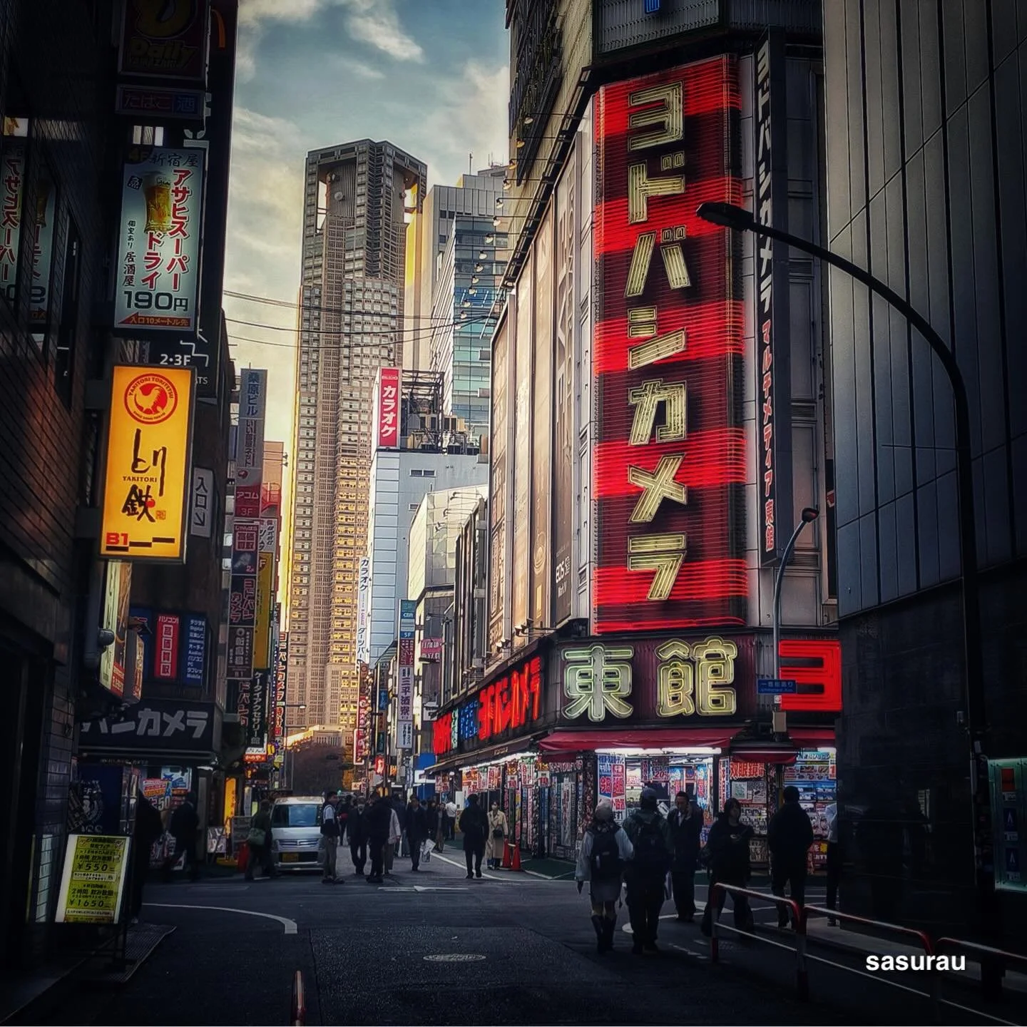 新宿西口。 #M08 #fcnt #arrowsgrapher #arrowsalpha