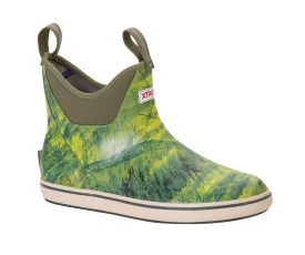 Men's 6" Camo Print Ankle Deck Boot