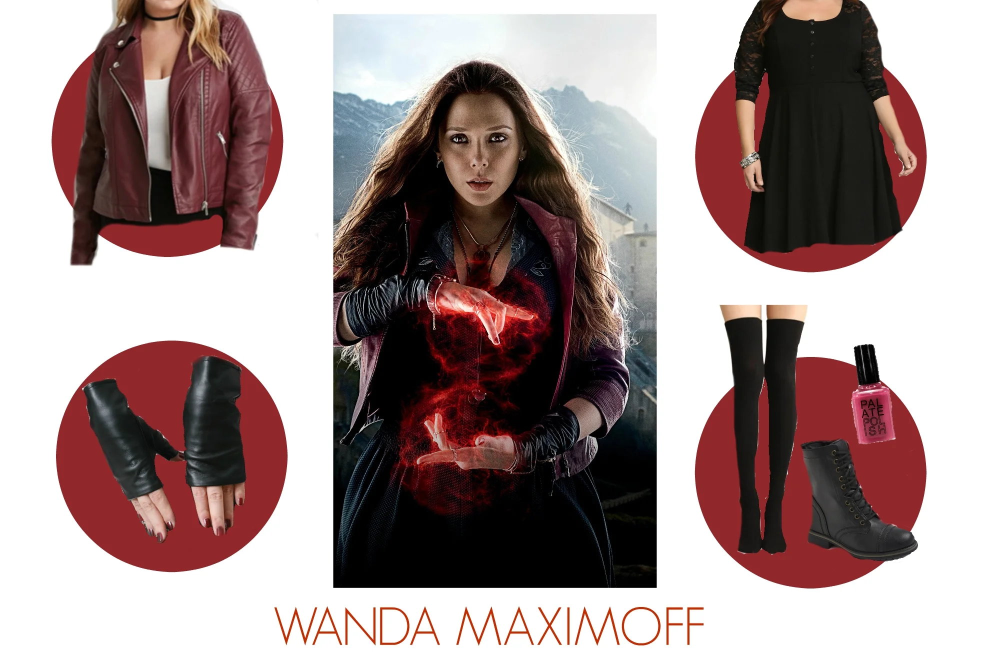 scarlet witch jacket plus size