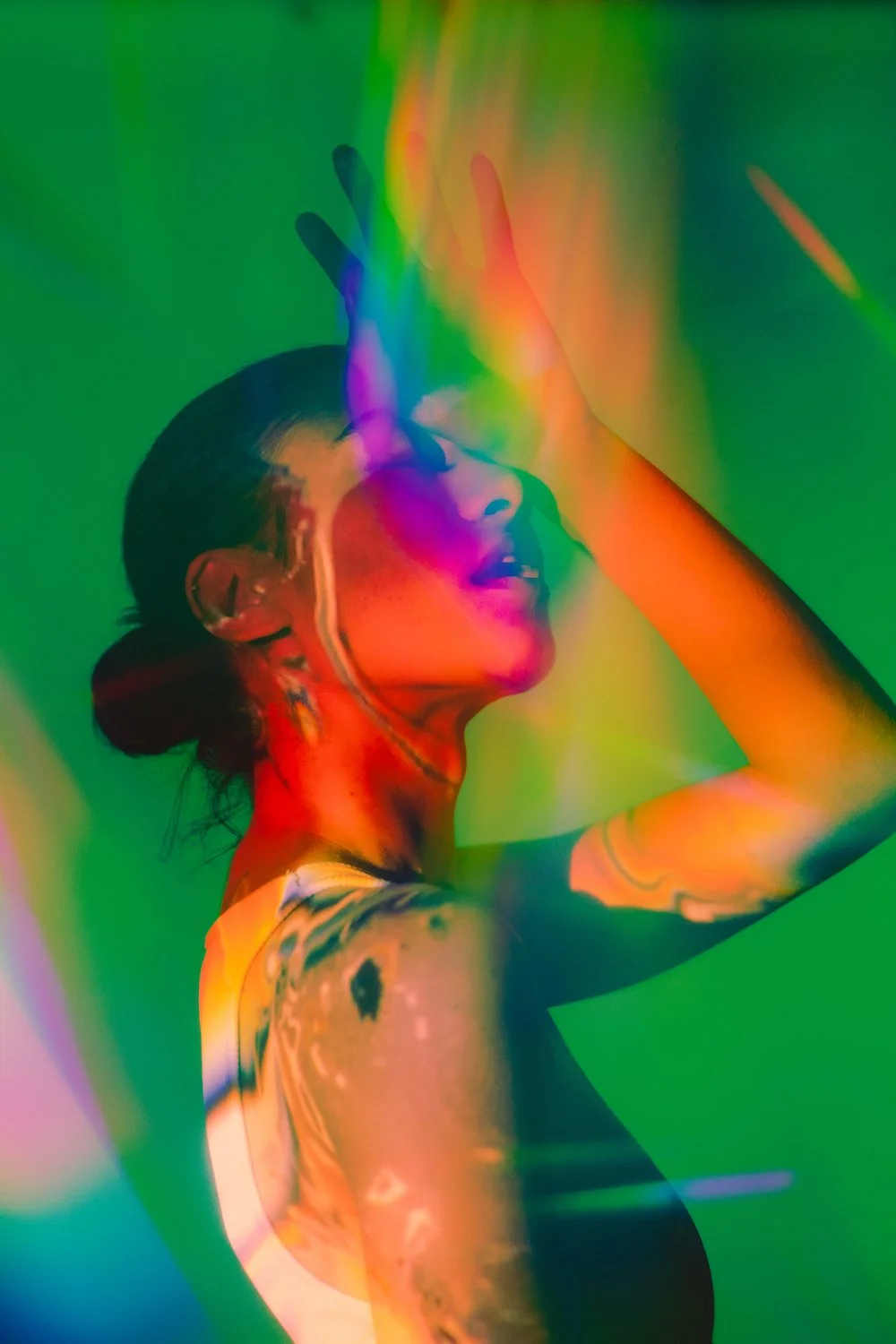 Projector Photo Shoot : A Collaboration with Digital Artist Christopher Royal King