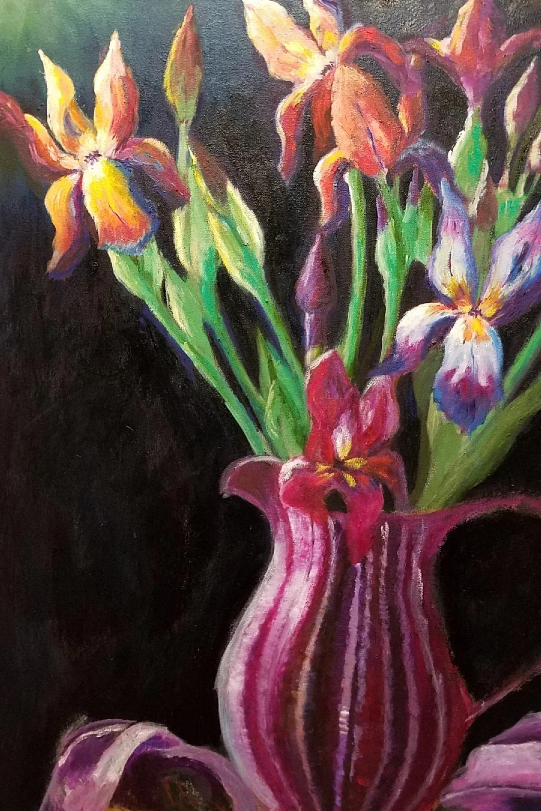   Spring Bouquet   Oil on Canvas 30 x 40  Price $1800  Work in progress 