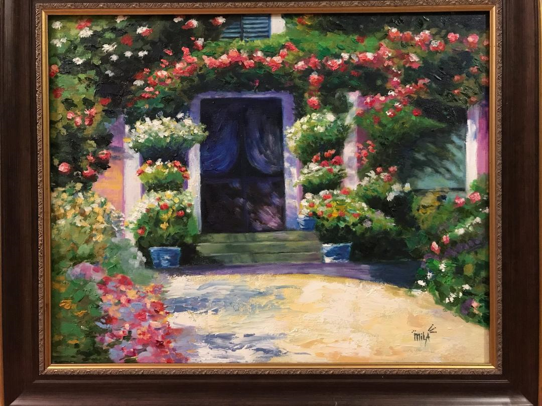   Magnificent Day    The beauty of flowers and life are all around you.&nbsp; Enjoy the Day    Oil on Canvas 20 x 16 inches    Price $2200  