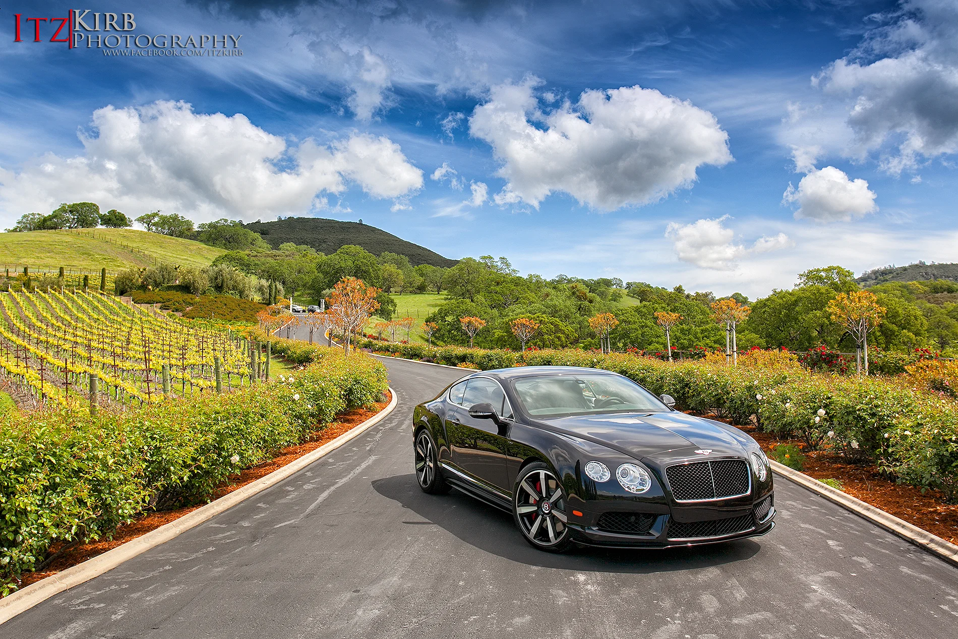 This is the car being launched on the driveway. Photo by ITZKirb Photography