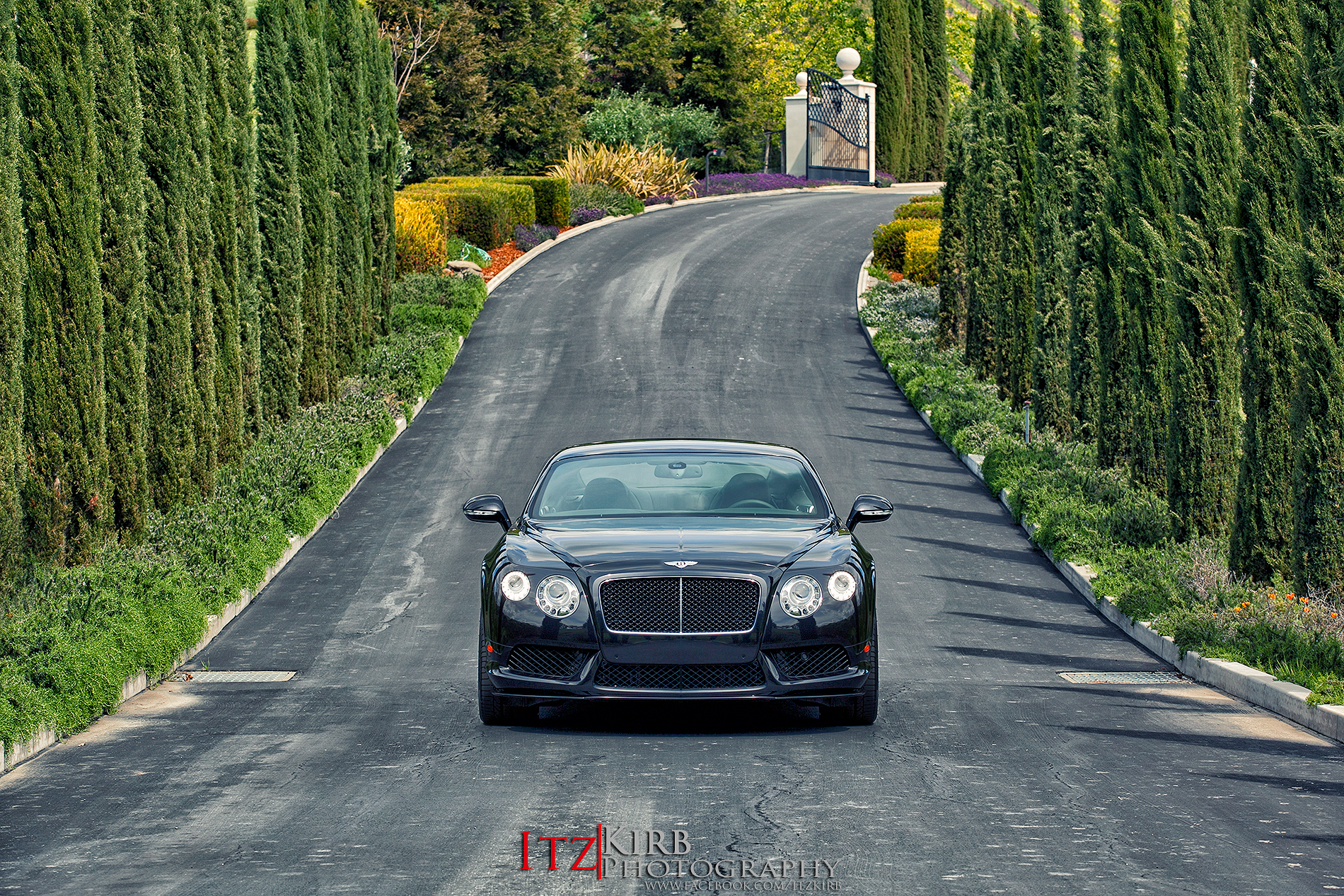 The launch car further down the driveway. Photo by ITZKirb Photography