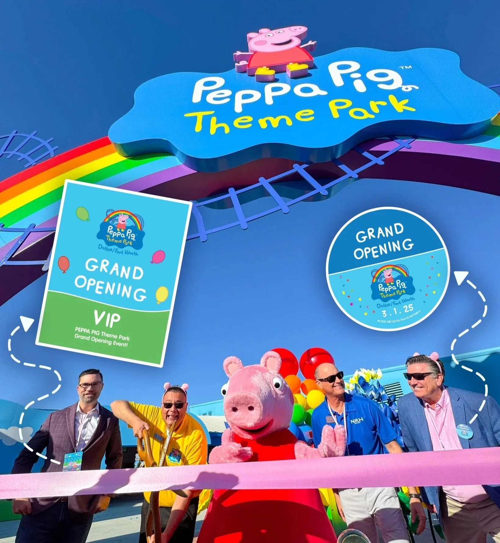 Peppa Pig Theme Park Grand Opening Assets