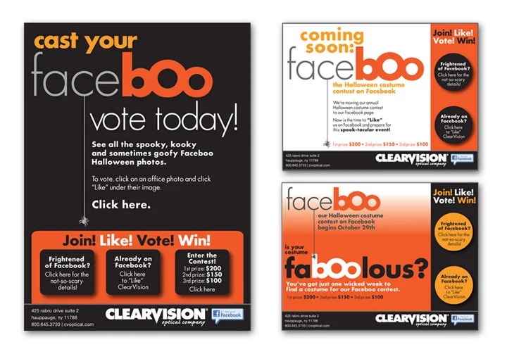 Faceboo Halloween Email Blasts
