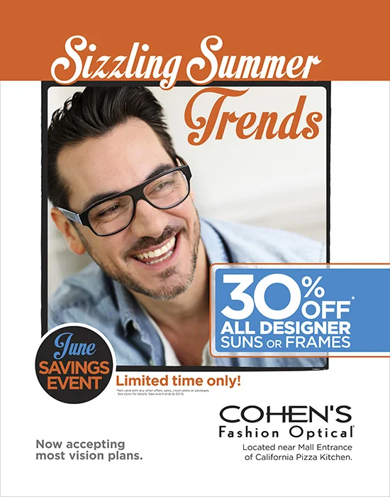 Summer sale promotion stanchion poster