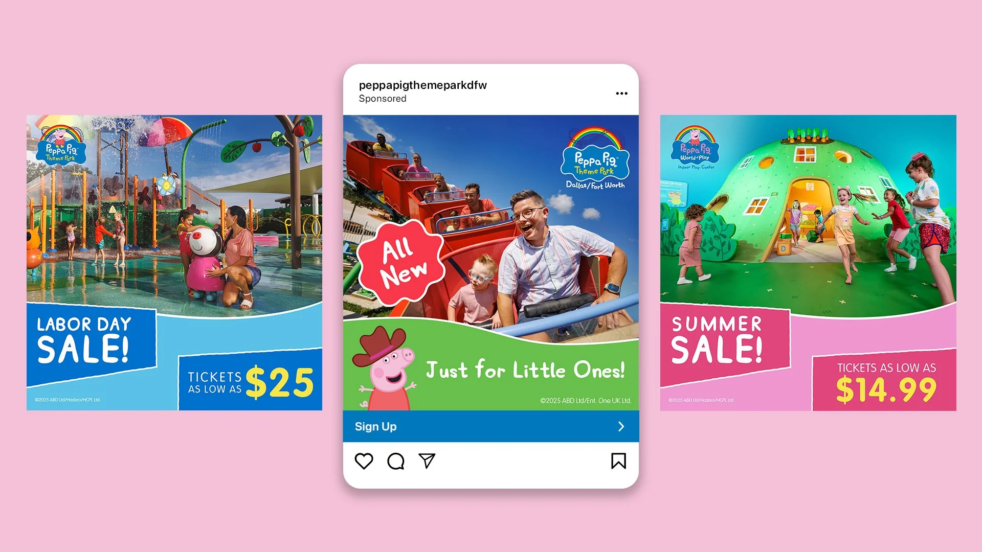 Peppa Pig Social Media Ads